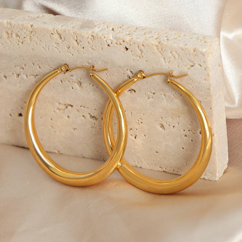 Rare Designer-style Earrings With A Bold Luxurious And High-end Vibe