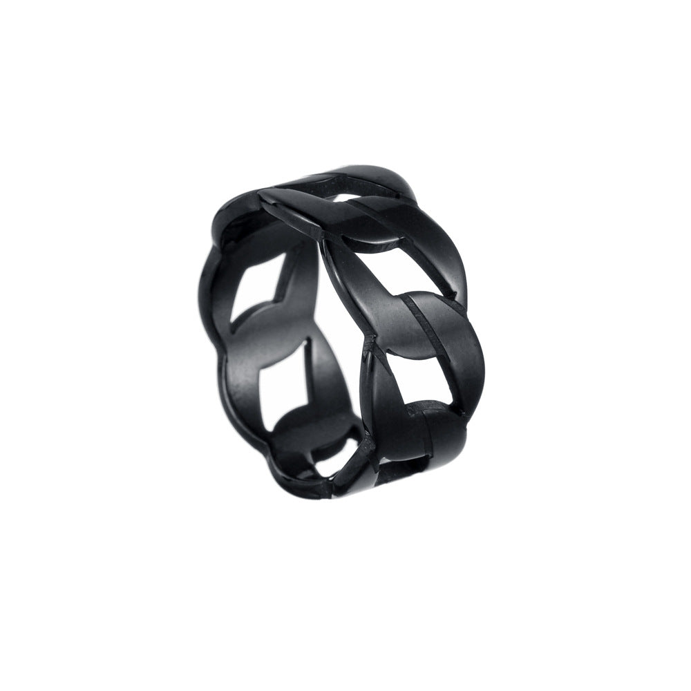 Men's Laser Cut Chain Ring