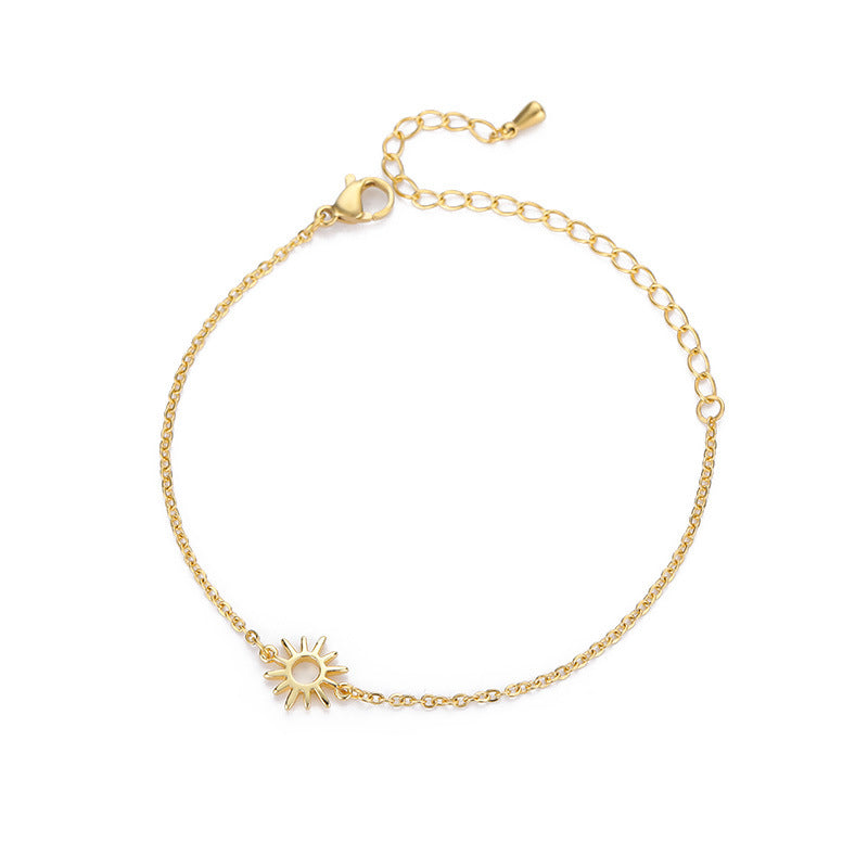 Hollow Gold Necklace Stainless Steel Bracelet XINGX Pendant