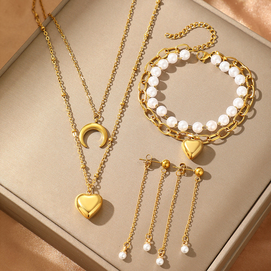 Rike – Dreiteiliges Set mit Mond und Herz