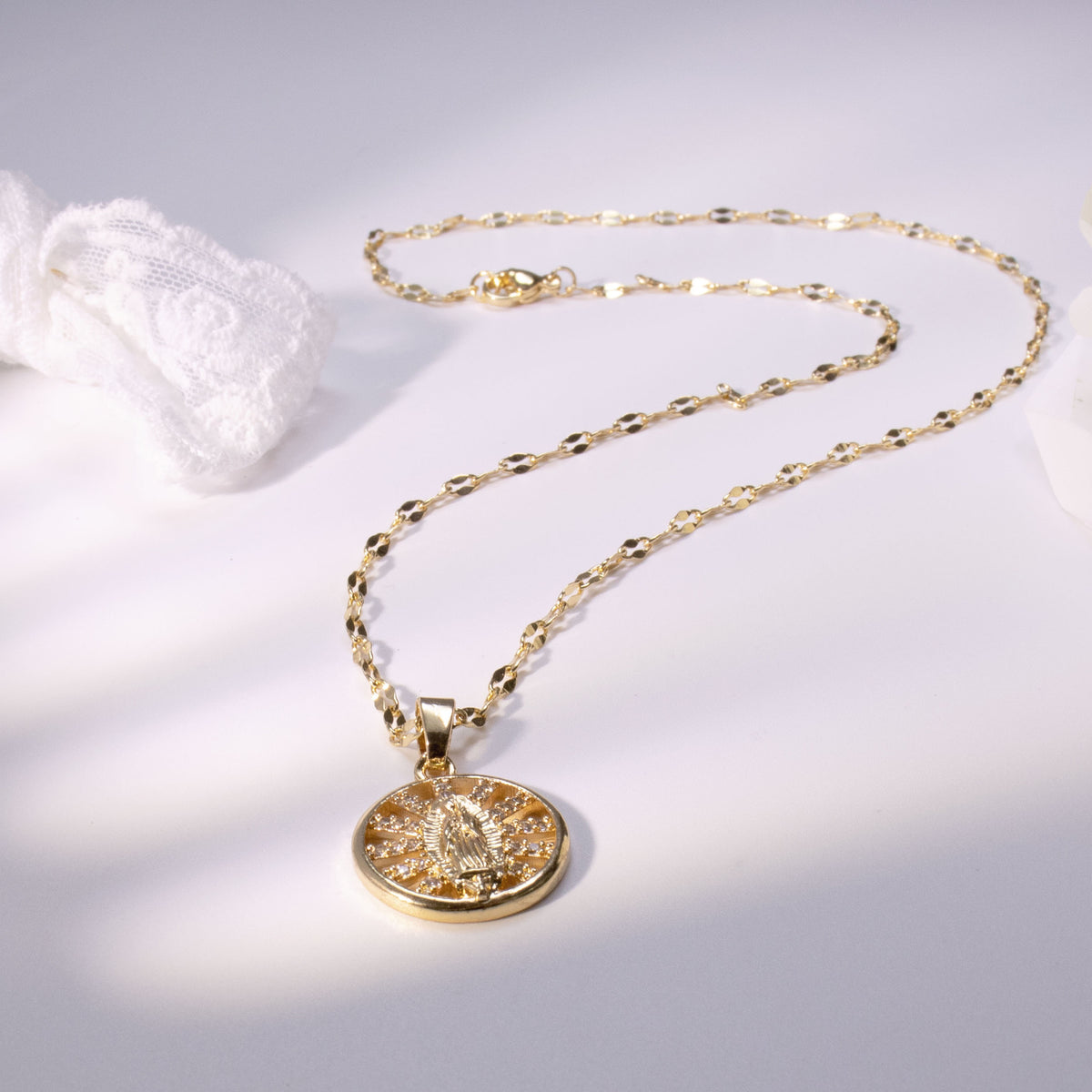 Fashion Design Virgin Mary Pendant Necklace European And American Style Jewelry