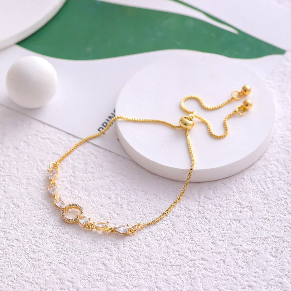 Brigitte – Kreisarmband mit Zirkon
