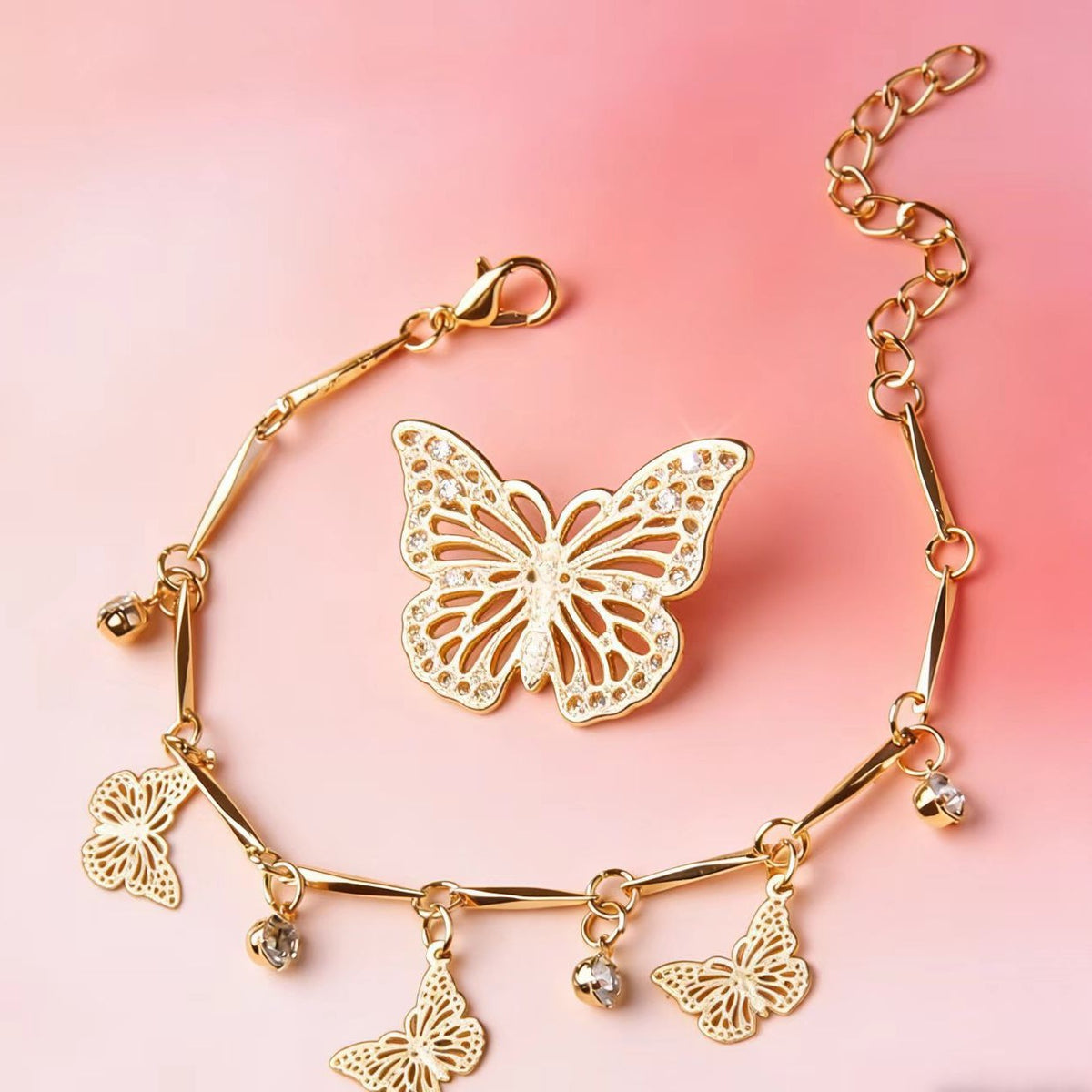 Felizia – Armband mit Schmetterling