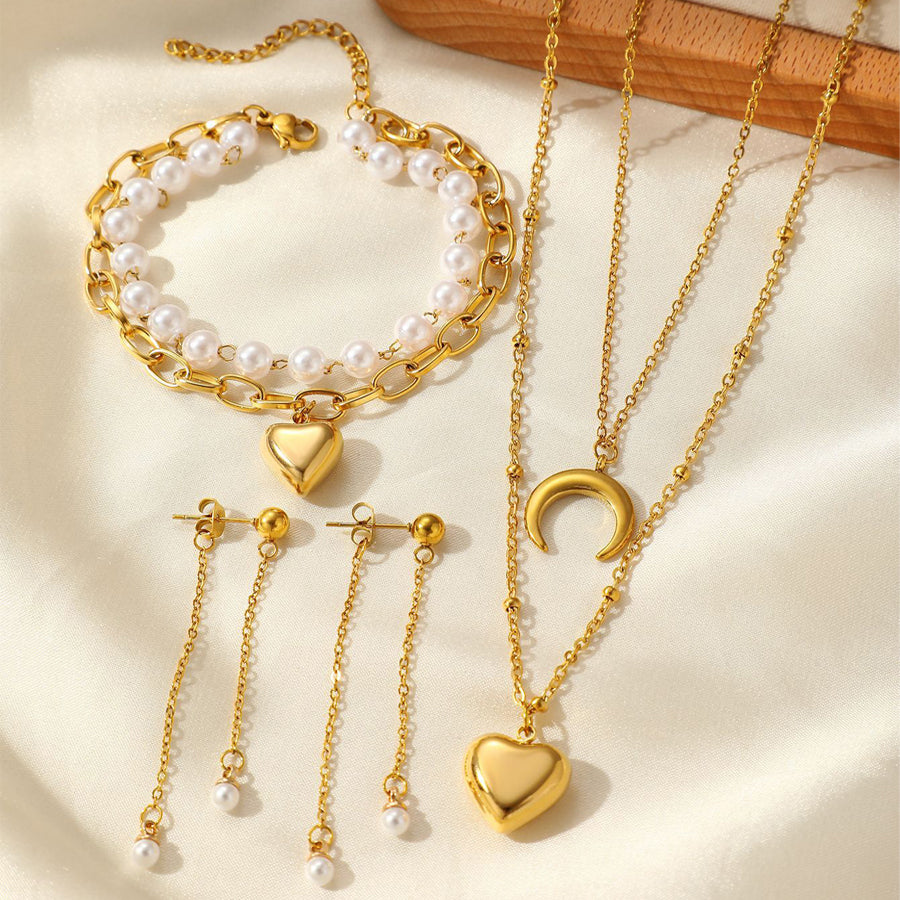 Rike – Dreiteiliges Set mit Mond und Herz