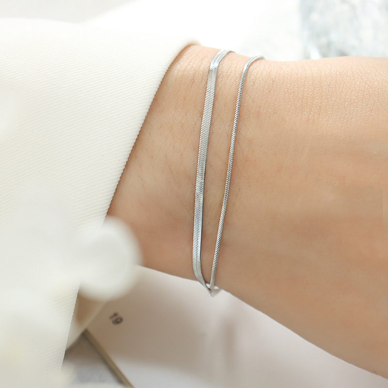Sofia – Doppellagiges Klingenketten-Armband