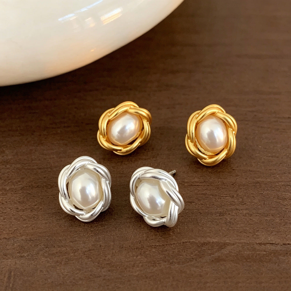 Fashionable And Versatile Copper Earrings