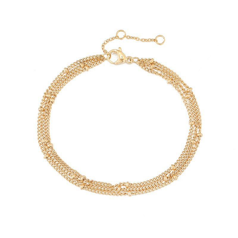 Women's Single Layer Titanium Steel Bracelet