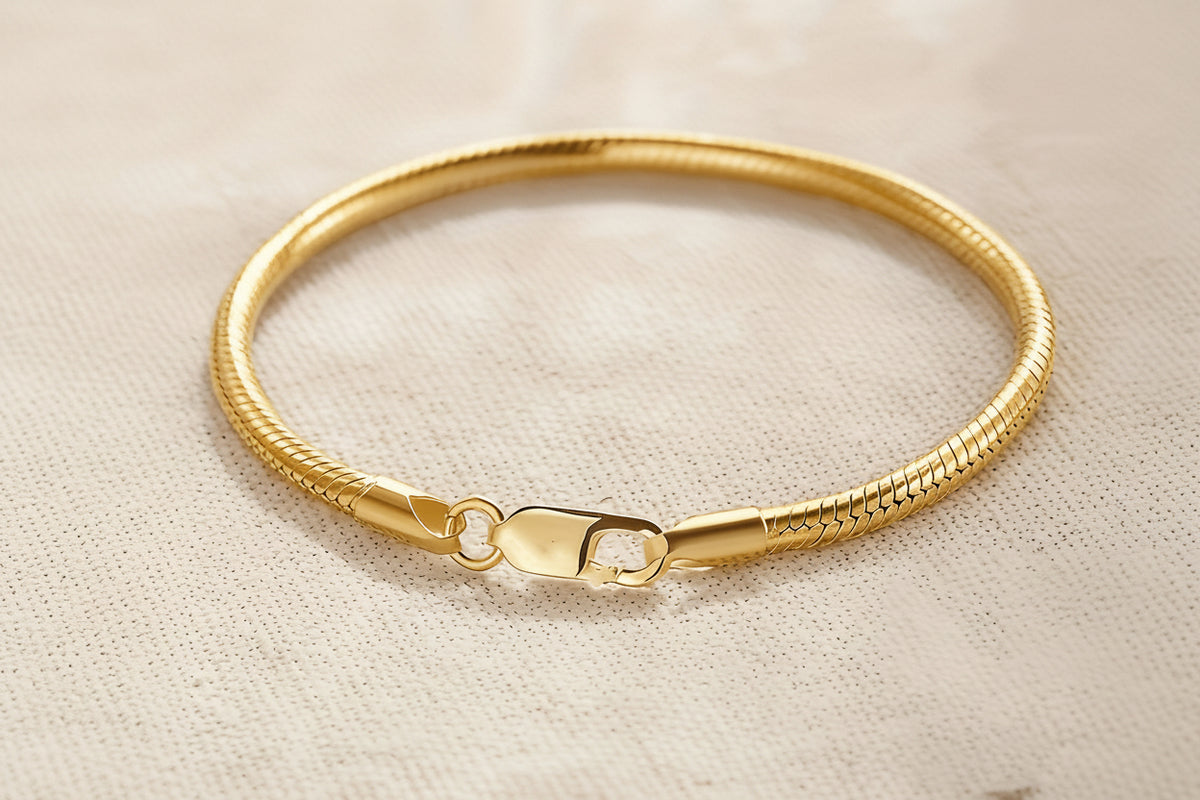 Celia – Schlangenketten-Armband aus Kupfer