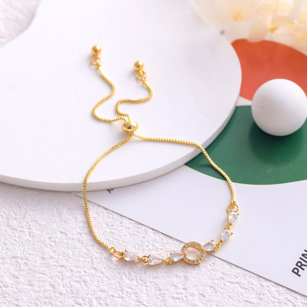Brigitte – Kreisarmband mit Zirkon