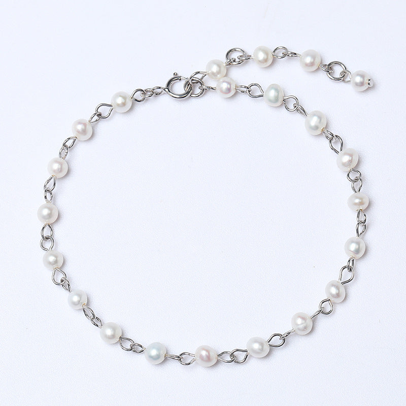 Orla – Perlenarmband, 925 Silber