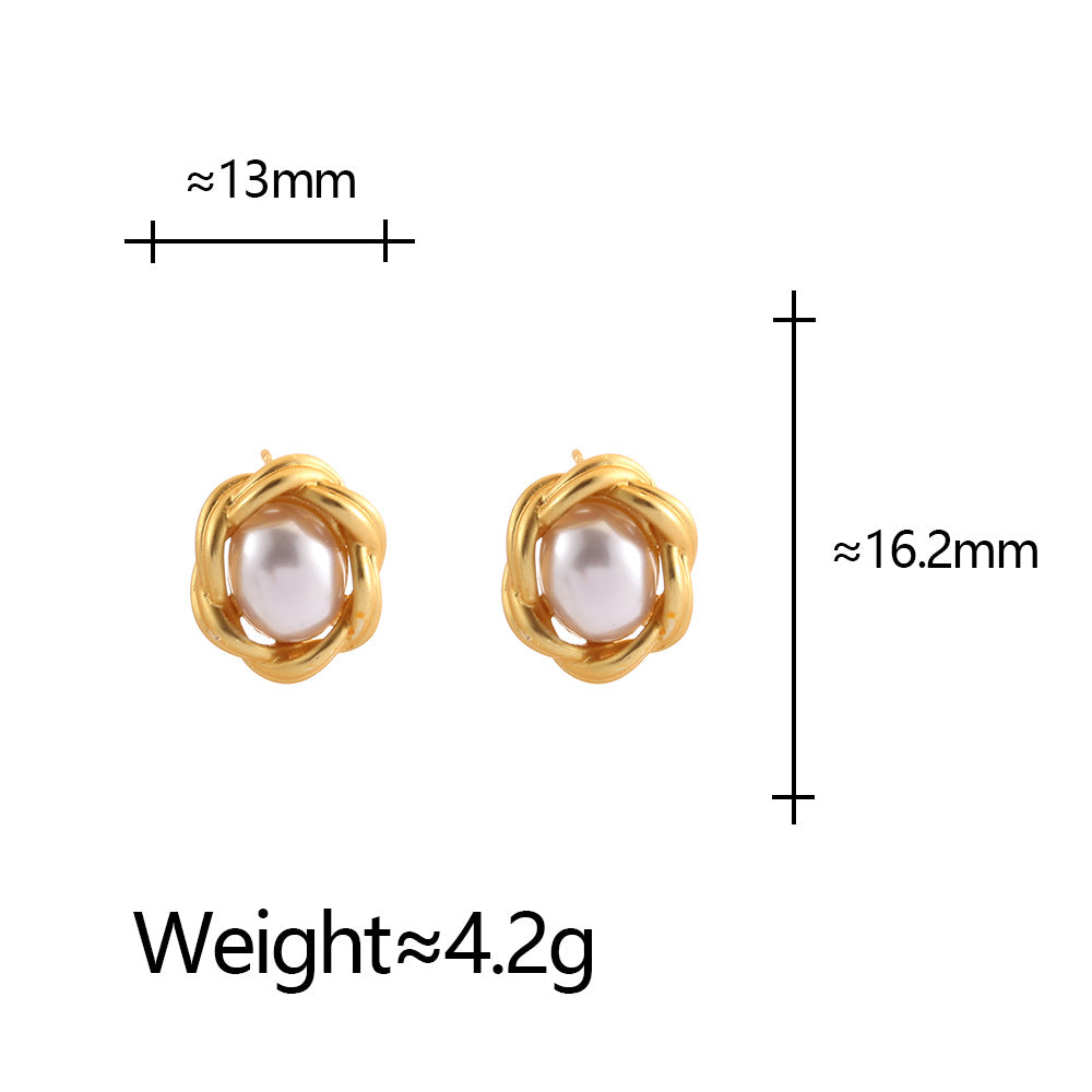 Fashionable And Versatile Copper Earrings