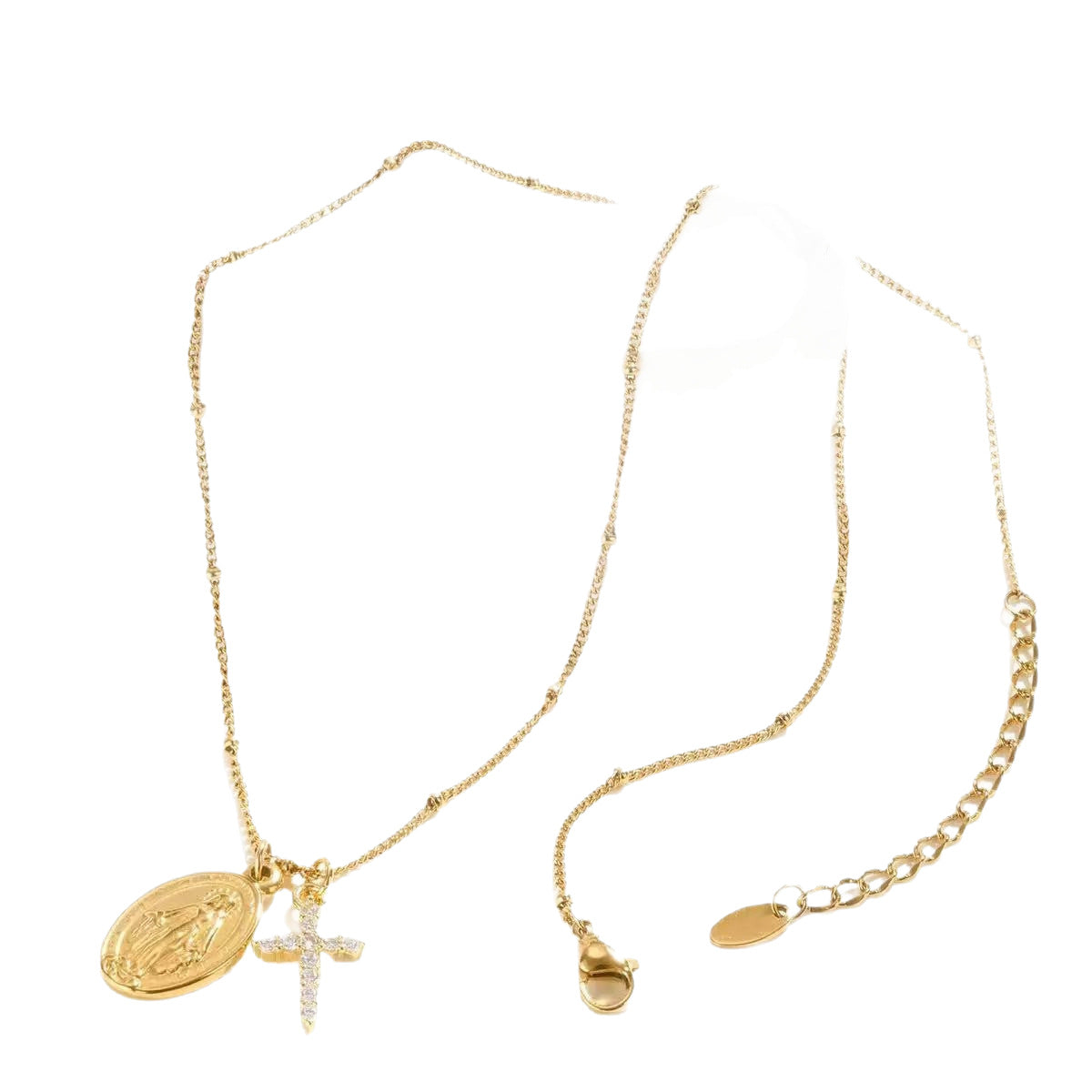 Retro-style Fashionable Minimalist Round Pendant Necklace For Women