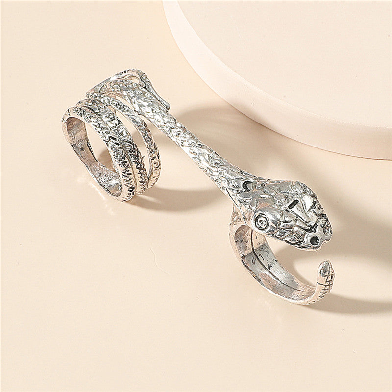 Personality Creative Snake Ring European And American Retro Jewelry