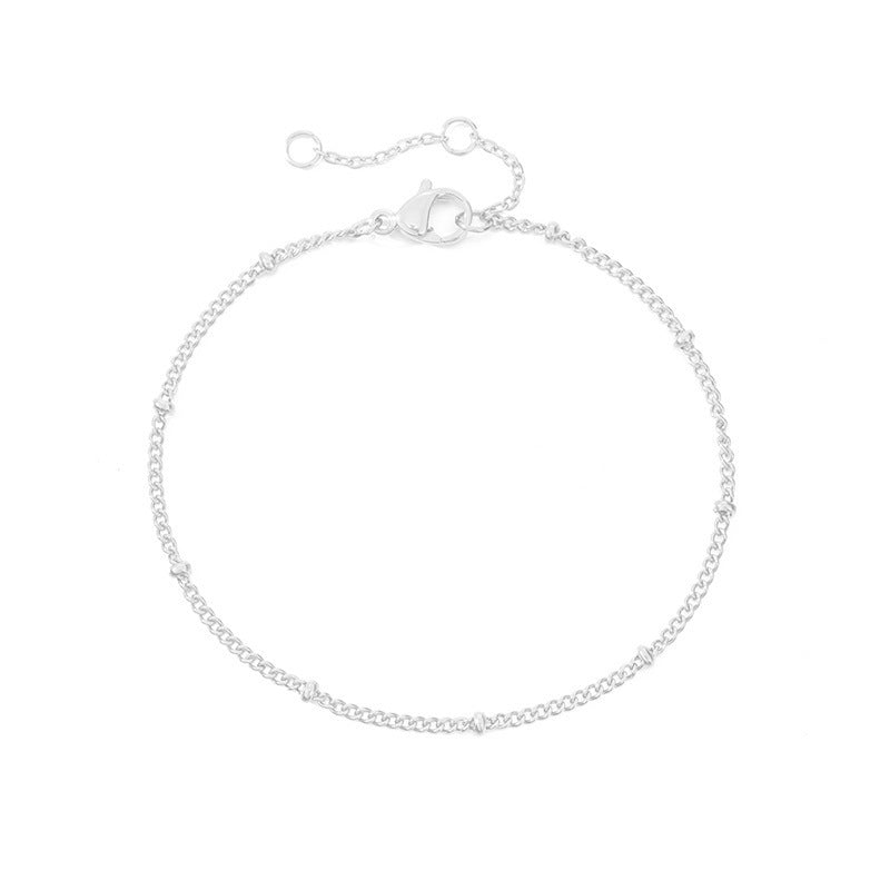 Women's Single Layer Titanium Steel Bracelet