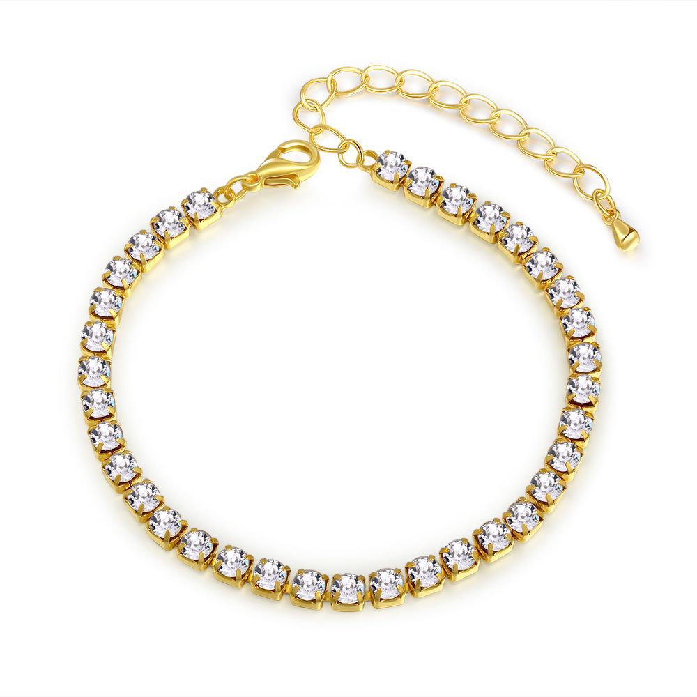 Simple All-match Diamond Drill Chain Bracelet