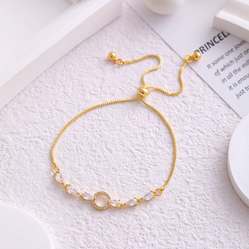 Brigitte – Kreisarmband mit Zirkon