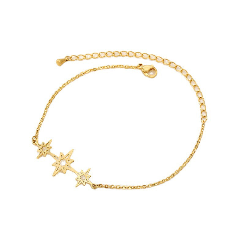 Hollow Gold Necklace Stainless Steel Bracelet XINGX Pendant