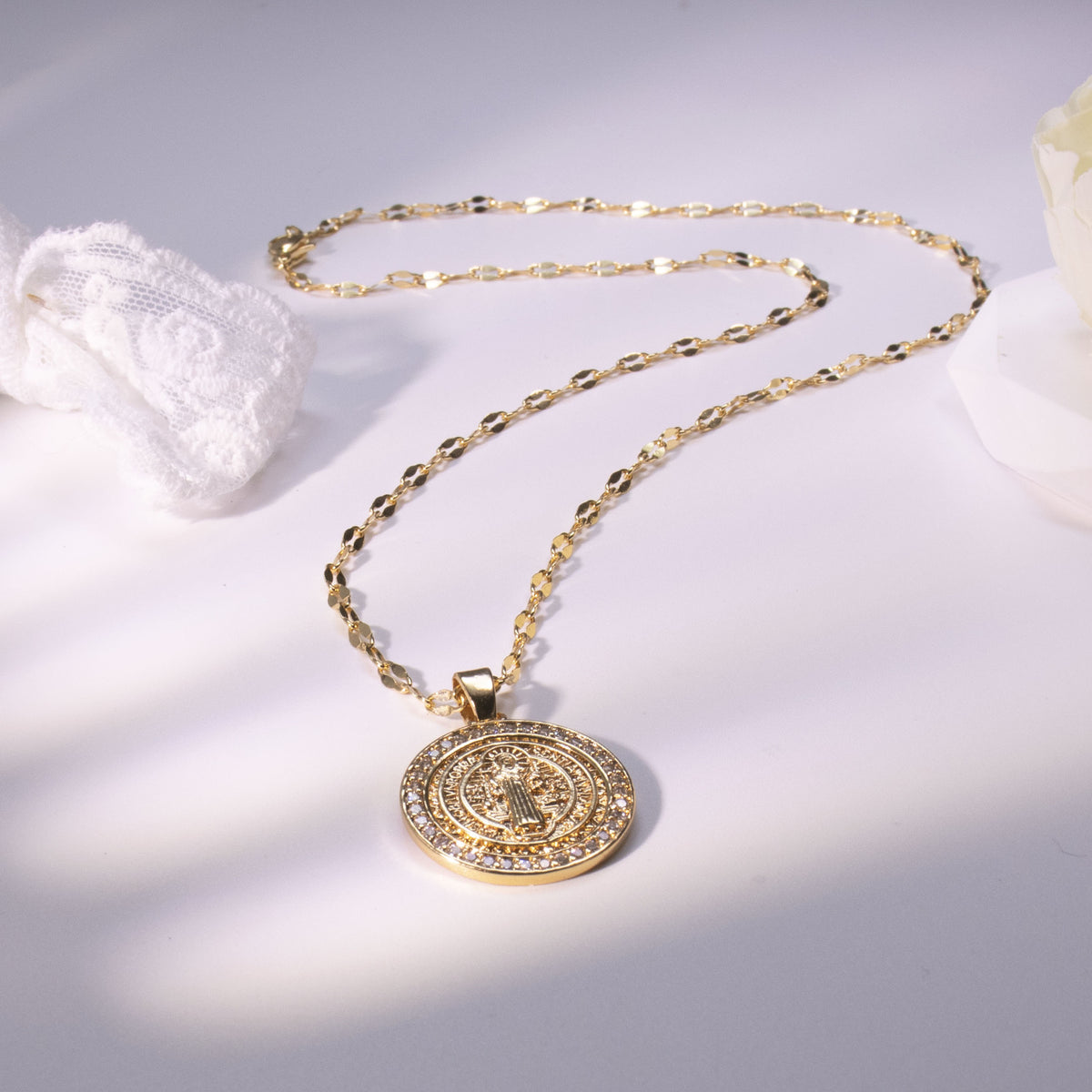Fashion Design Virgin Mary Pendant Necklace European And American Style Jewelry