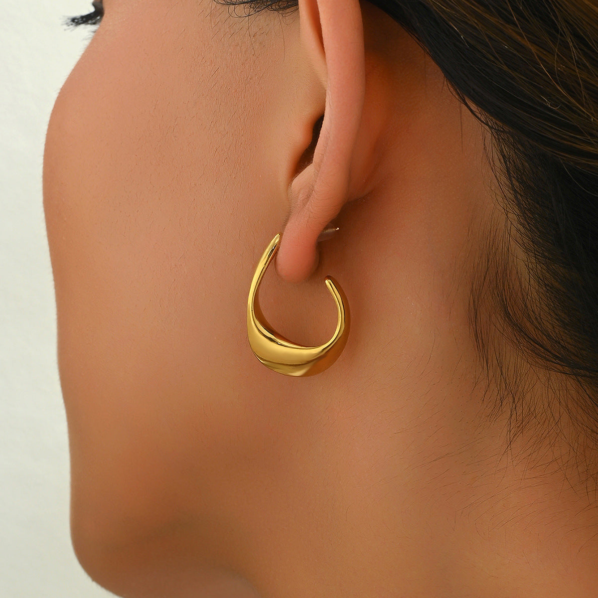 Japanese And Korean Fashion Geometric Earrings Women's Minimalist