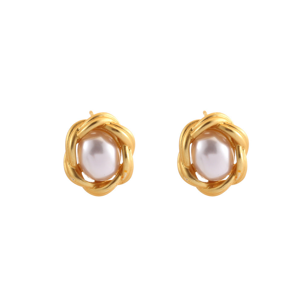 Fashionable And Versatile Copper Earrings