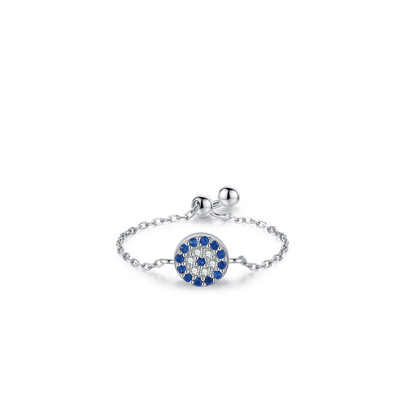 S925 Sterling Silver Micro-inlaid Diamond Ring For Women