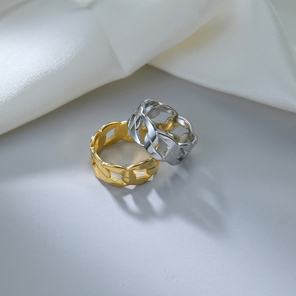 Men's Laser Cut Chain Ring