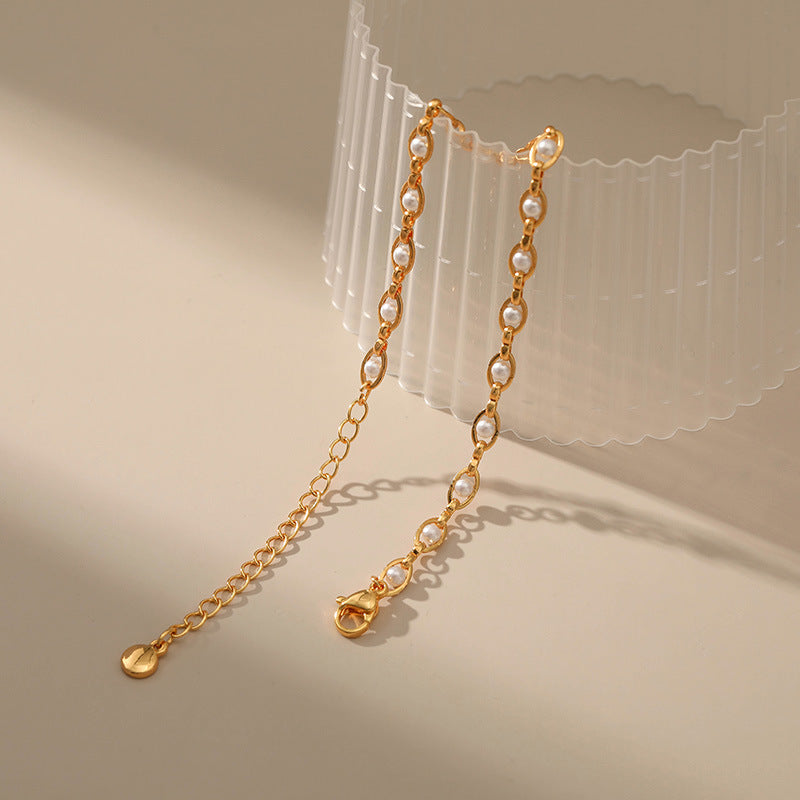 Small Jewelry Synthetic Pearl Bracelet Elegant