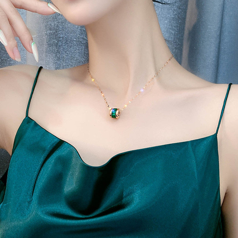 Titanium Steel No Fading Necklace Graceful Online Influencer Small Waist Necklace Female Classic Clavicle Chain Popular Student Stall