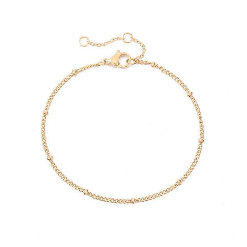 Women's Single Layer Titanium Steel Bracelet