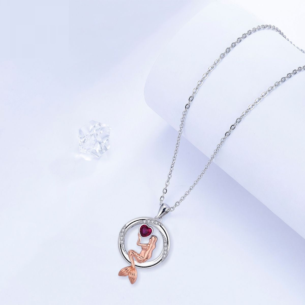 European And American Ornament Mermaid Women's Necklace