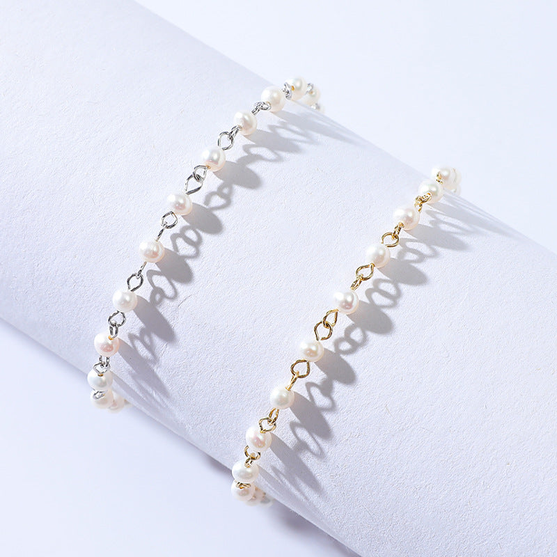 Orla – Perlenarmband, 925 Silber