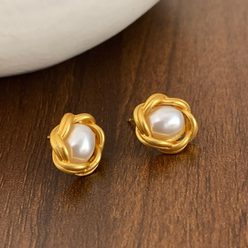 Fashionable And Versatile Copper Earrings