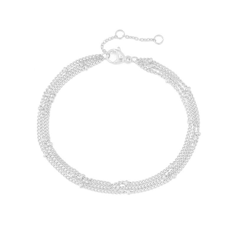 Women's Single Layer Titanium Steel Bracelet